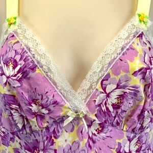 Betsey Johnson Lace Trim Chemise